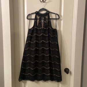 Love, Fire Black Lace Dress
